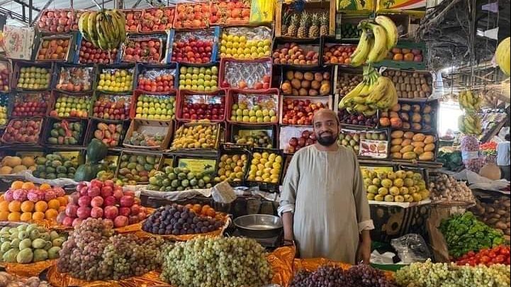أسعار الخضروات والفاكهة في سوق العبور