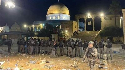 الاحتلال الإسرائيلي يقتحم مصلى باب الرحمة بالأقصى.. وأوقاف القدس تندد بهذا العمل الهمجي 