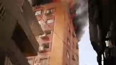 جهات التحقيق تعاين موقع حريق كنيسة العذراء والأنبا إبرام بالزاوية الحمراء