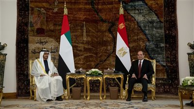 محمد بن زايد: سعدت بلقاء أخي الرئيس عبد الفتاح السيسي في القاهرة | صور 