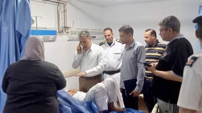 وكيل الصحة بمطروح يتابع الحالة الصحية لمصابي حادث رحلة السفاري