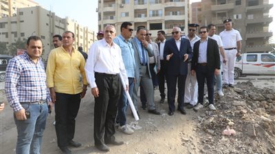 محافظ الجيزة يعاين مواقع تحويلات المرافق ونسب التنفيذ لمشروع تطوير وتغطية ترعة المريوطية