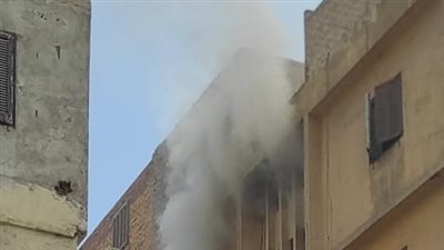 اندلاع حريق بشقة سكنية في حدائق القبة |صور