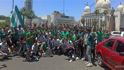 جماهير المصري تزحف لدعم الفريق أمام فيوتشر في نصف نهائي كأس الرابطة | صور 