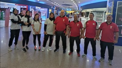 بعثة رفع الأثقال تغادر القاهرة للمشاركة في دورة الألعاب العربية بالجزائر 