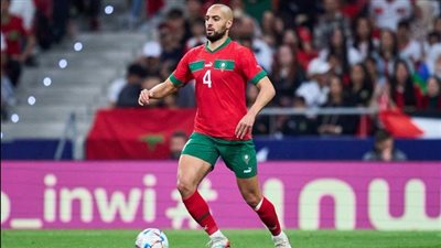 استبعاد سفيان أمرابط من معسكر المغرب بسبب الإصابة