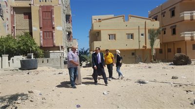 محافظ شمال سيناء يتفقد تقسيم الريسة الجديد