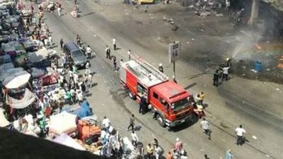 السيطرة على حريق داخل مقهى بالخليفة
