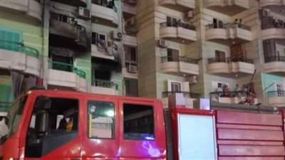 السيطرة على حريق بأبراج الروضة في السويس 