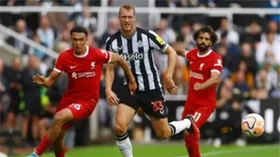 بمشاركة صلاح وطرد فان دايك.. نيوكاسل ينهي الشوط الأول متقدما على ليفربول في الدوري الإنجليزي