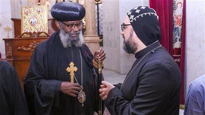 الكنيسة السريانية الأرثوذكسية في مصر تستقبل مطران الكنيسة الإثيوبية الأرثوذكسية