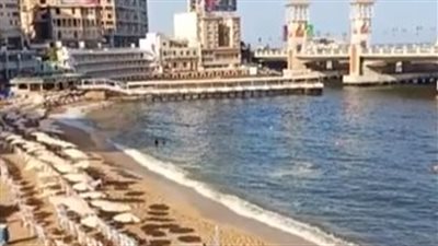 غياب المصطافين عن شواطئ الإسكندرية رغم ارتفاع الحرارة | بث مباشر 