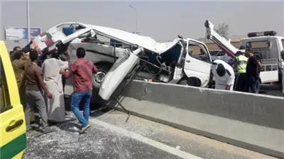 كانوا راجعين من الشغل.. ننشر أسماء المصابين في حادث تصادم طريق جمصة الدولي بالدقهلية 