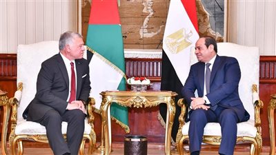 السيسي وملك الأردن يرفضان التهجير القسري للفلسطينيين من أراضيهم إلى مصر أو الأردن