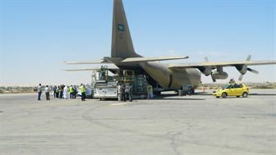 مطار العريش الدولي يستقبل طائرة مساعدات كويتية لنقلها إلى غزة