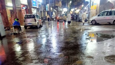 سقوط أمطار على عدد من مراكز ومدن محافظة الدقهلية
