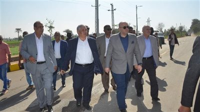 محافظ بني سويف يفتتح الطريق الدائري الجديد وكوبري السلطاني بمركز سمسطا| صور