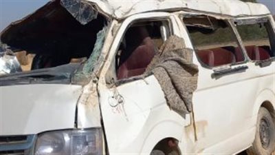 تفاصيل إصابة 16 شخصًا في انقلاب ميكروباص بالأقصر| بث مباشر 