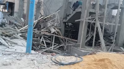 وقع عليهم السقف.. إصابة 7 عمال خلال بناء مسجد عمرو بن العاص بمطروح