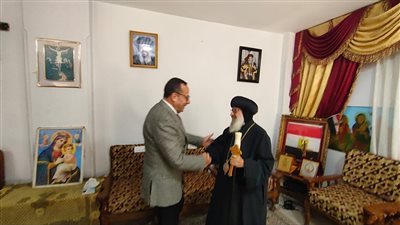 محافظ شمال سيناء يهنئ الأخوة الأقباط بعيد الميلاد المجيد 