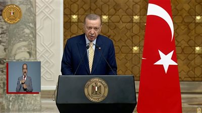 أردوغان يؤكد من القاهرة رفض تهجير سكان غزة.. ويشيد بموقف مصر 