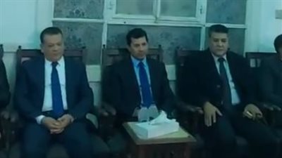 وزير الرياضة يقدم واجب العزاء في شقيقة الناقد الرياضي جمال العاصي | بث مباشر