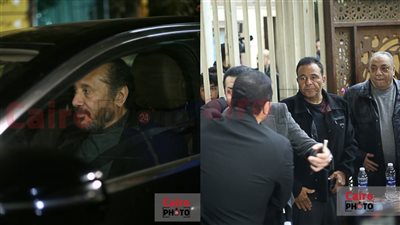 محمد فؤاد وإيهاب توفيق وعلي الحجار يقدمون واجب العزاء في الموسيقار حلمي بكر