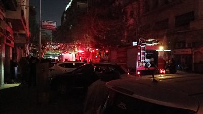 السيطرة على حريق بمخزن داخل عقار بوسط القاهرة 