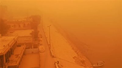 إيقاف حركة الملاحة النهرية في مجرى نهر النيل وبحيرة ناصر بسبب العاصفة الترابية | بث مباشر