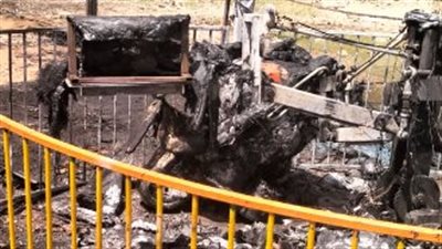دون خسائر بشرية.. السيطرة على حريق ملاهي في أسيوط | بث مباشر