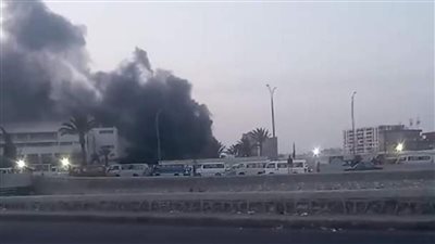 حريق في مخزن شركة أدوية بالإسكندرية.. والحماية المدنية تحاول السيطرة عليه