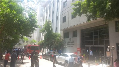 الصحة: لا يوجد إصابات بحريق مستشفى مصر الدولي بمنطقة الدقي