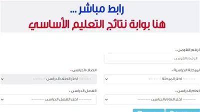 رابط بوابة نتائج التعليم الأساسي.. اعرف درجتك برقم الجلوس في الترم الثاني 2024