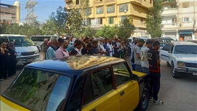 تشييع جثمان ضحية زوجها بطلق ناري في الإسكندرية