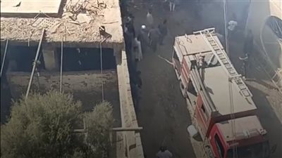 إصابة سيدة في حريق حوش مواشٍ بسوهاج.. والحماية المدنية تسيطر 