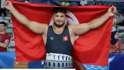 إيقاف المصارع التونسي محمد أمين القنيشي واستبعاده من أولمبياد باريس بسبب المنشطات