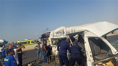 إصابة 22 شخصًا في انقلاب أتوبيس على طريق الإسكندرية - مطروح