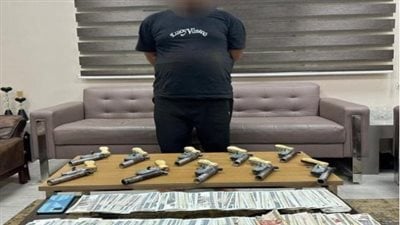 قرار جديد ضد تاجر سلاح ضبط بحوزته 10 قطع أسلحة بـ شبراخيت 