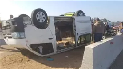 بينهم سيدتان.. إصابة 4 أشخاص إثر انقلاب ميكروباص في قنا| أسماء