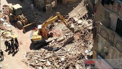 بينهم رجل وزوجته.. 3 وفيات في حادث انهيار عقار شبين الكوم