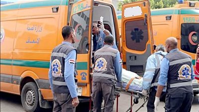 سرعة زائدة وتهور سائق.. وفاة ربة منزل وإصابة زوجها وابنها في حادث تصادم بالفيوم | بث مباشر