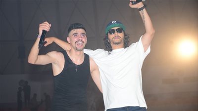 أبرز لقطات حفل نجوم الراب الليبي عيسى ومنصور والمغربي سمول اكس في مهرجان صيف بنغازي