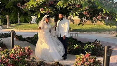 اللقطات الأولى من حفل زفاف حسام أنتيكا ويارا البهنساوي