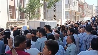 تشييع جنازة فتاة وابنة عمتها ضحايا حادث الحسينية بالشرقية| صور