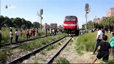 مصرع طالبين صدمهما قطار بمزلقان البليدة في الجيزة