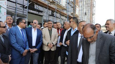 محافظ الجيزة يتفقد مشروع مستشفى بولاق الدكرور الجديد 