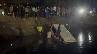 انقلاب ميكروباص داخل ترعة يسفر عن إصابة 4 أشخاص بالدقهلية | بث مباشر 