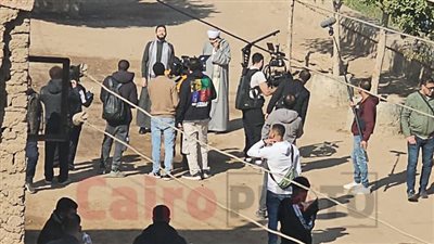 صابر يواجه ملوك الجن بالصعيد.. أول صور لكواليس تصوير الجزء الخامس من مسلسل المداح بقنا