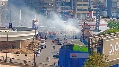 حريق بمحيط نادي الزمالك.. والحماية المدينة تحاول السيطرة |صور 
