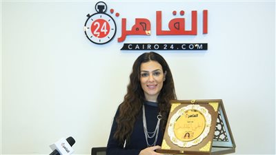 القاهرة 24 يكرم النجمة إنجي المقدم عن نجاح مسلسل وتر حساس